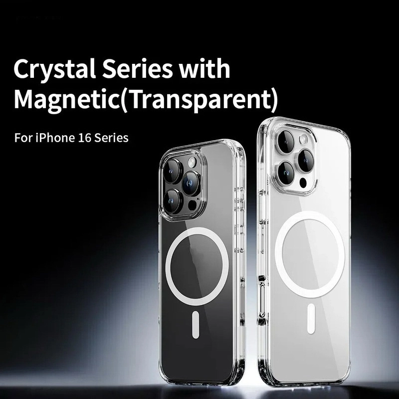 ROCK Crystal Magnetic Series iPhone 16/16 Plus/16 Pro/16 Pro Max Protection Case