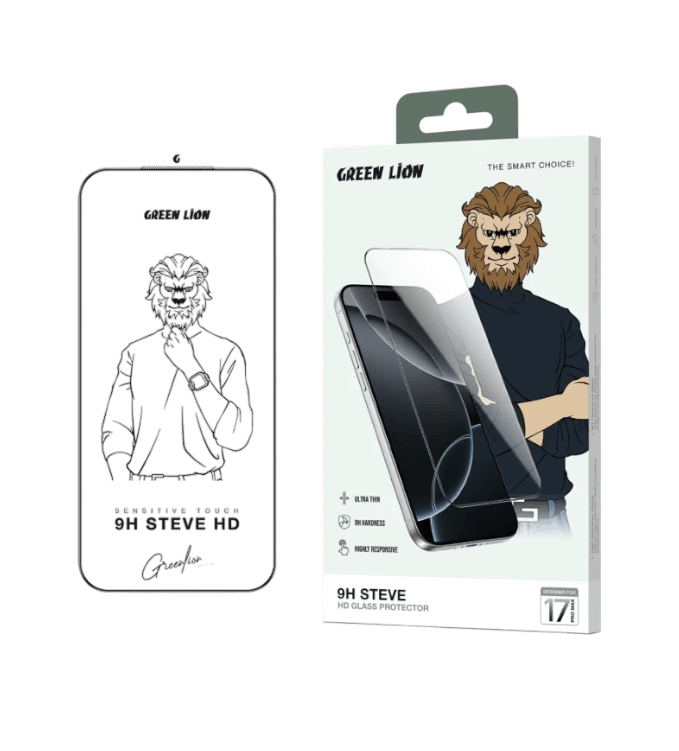 Green-Lion-9H-Steve-HD-Screen-Protector-for-iPhone-17-Pro-Max-5