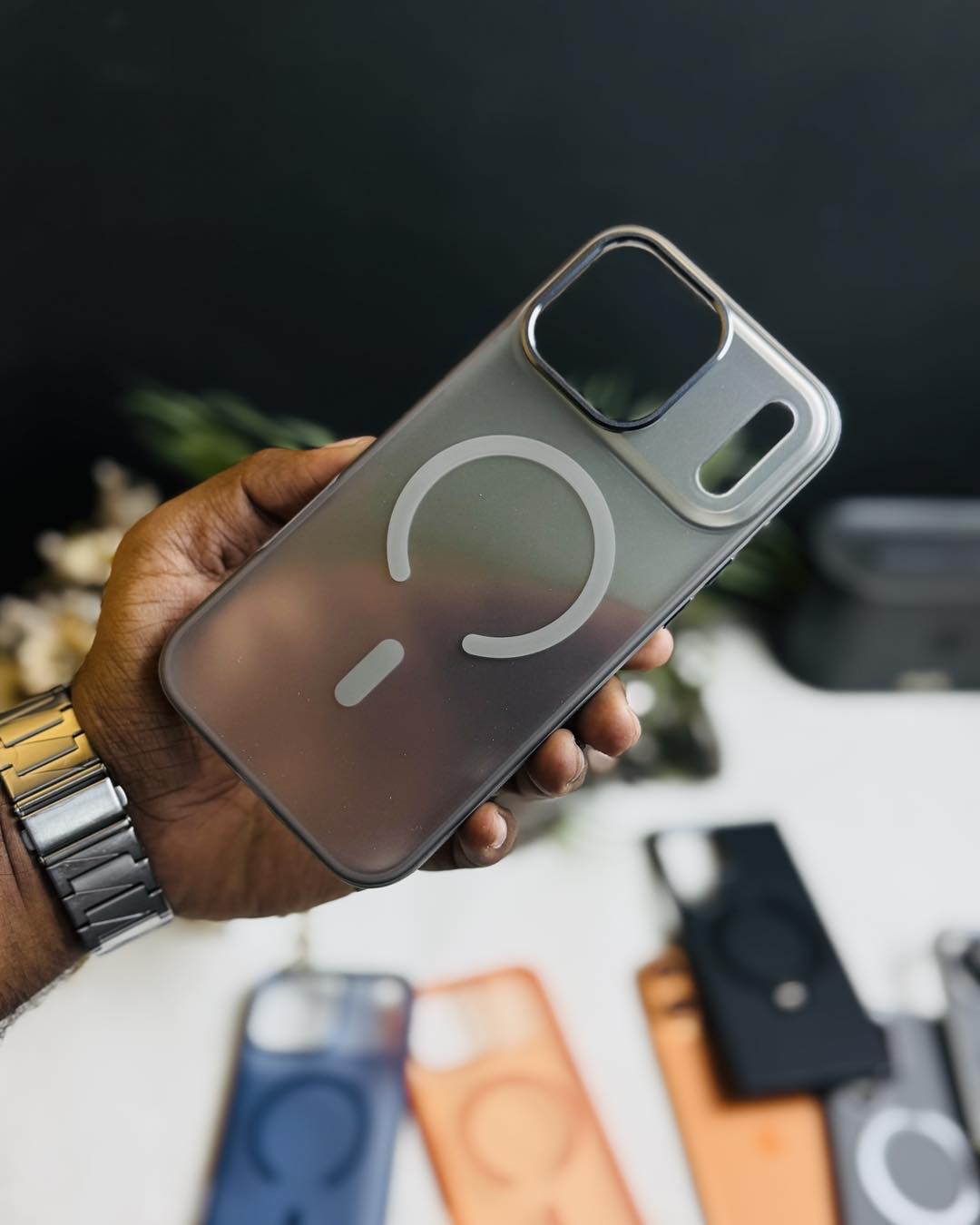 BIGC premium frosted case available with MagSafe support available for iPhone 17 Pro , 17 Pro Max